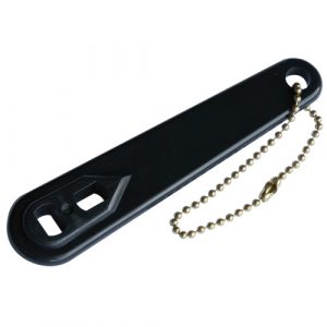 Black Oxygen Wrench With Chain