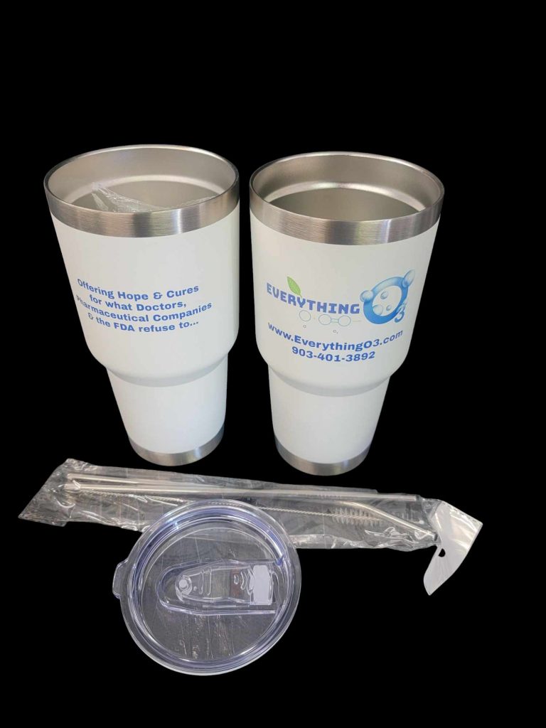 30oz Stainless Tumbler with Stainless Straws