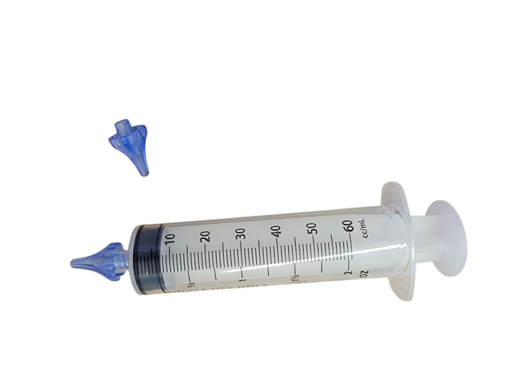 Luer Lock Silicone Syringe Tip for Ear & Nose Insufflations