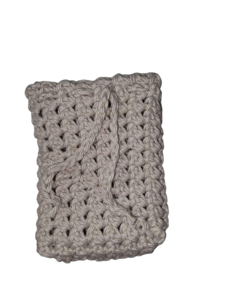 Hand Crochet Soap Saver - Natural Earthy
