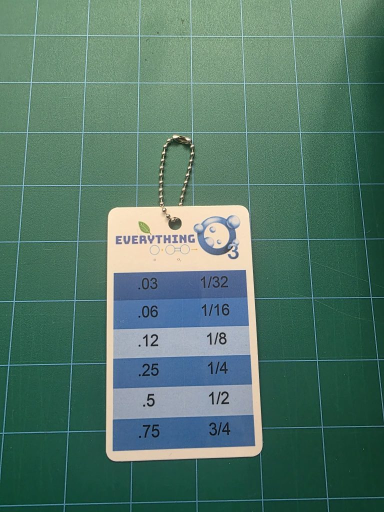 Oxygen Flow Rate Conversion Chart