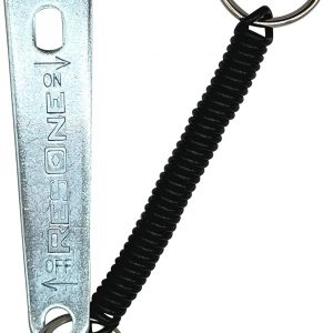 Metal Oxygen Wrench with Coil Keeper